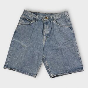 VINTAGE Wrangler Jorts Denim Shorts Mens 33” Blue 90s Y2K Grunge Dad Workwear
